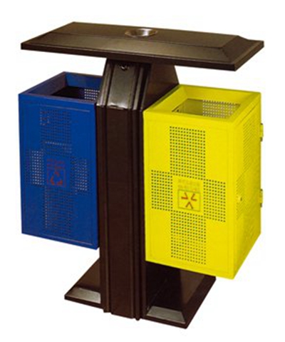钢板垃圾桶CX2-021