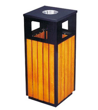 钢木垃圾桶CX1-030
