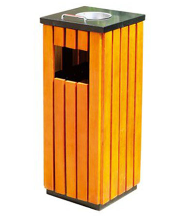 钢木垃圾桶CX1-031